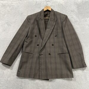 Saint Thomas Paris Bogota Blazer Jacket Men 37 Formal Brown Vintage Formal